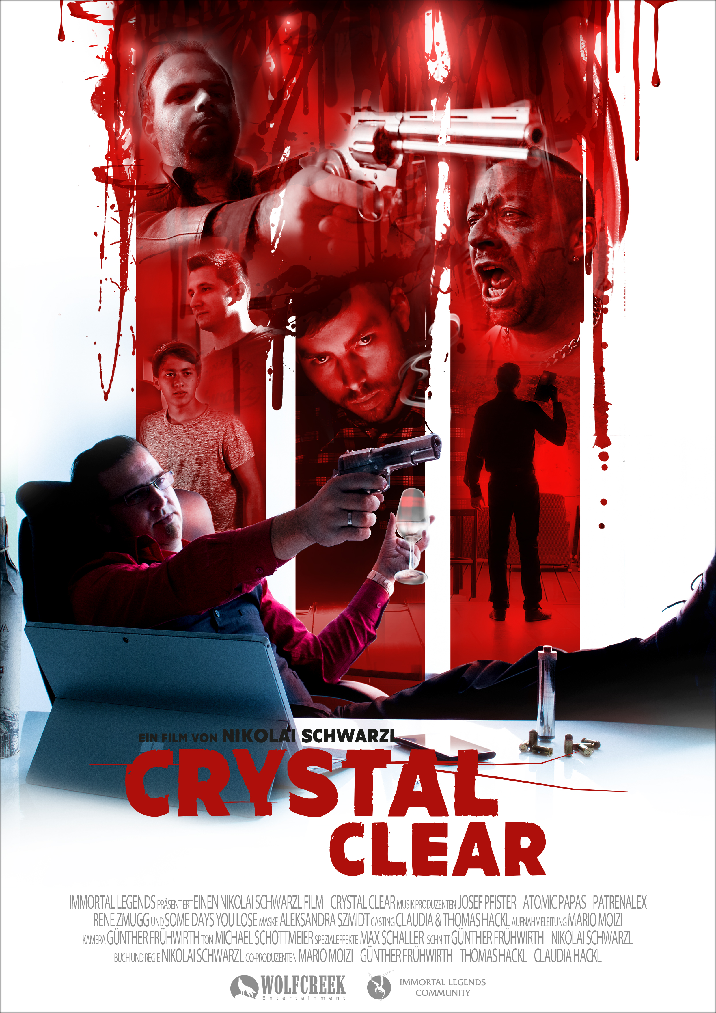 Dimitri Pacher, Thomas Hackl, Stefan Kolb, Hans-Jürgen Flechl, Uwe Englert, Julian Leitgeb, and Bernhard Schottmeier in Crystal Clear (2021)