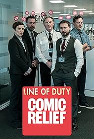 Adrian Dunbar, Jason Isaacs, Vicky McClure, Lee Mack, and Martin Compston in Line of Duty Comic Relief Special (2020)