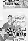 Lynn Merrick, Gus Schilling, and Forrest Tucker in Dangerous Business (1946)