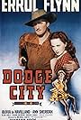 Olivia de Havilland, Errol Flynn, and Ann Sheridan in Dodge City (1939)