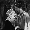 Mylène Demongeot and Yves Montand in Les sorcières de Salem (1957)