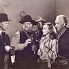 William Boyd, Bob Burns, Andy Clyde, Robert Elliott, Joseph J. Greene, Elaine Riley, and Blackie Whiteford in The Devil's Playground (1946)