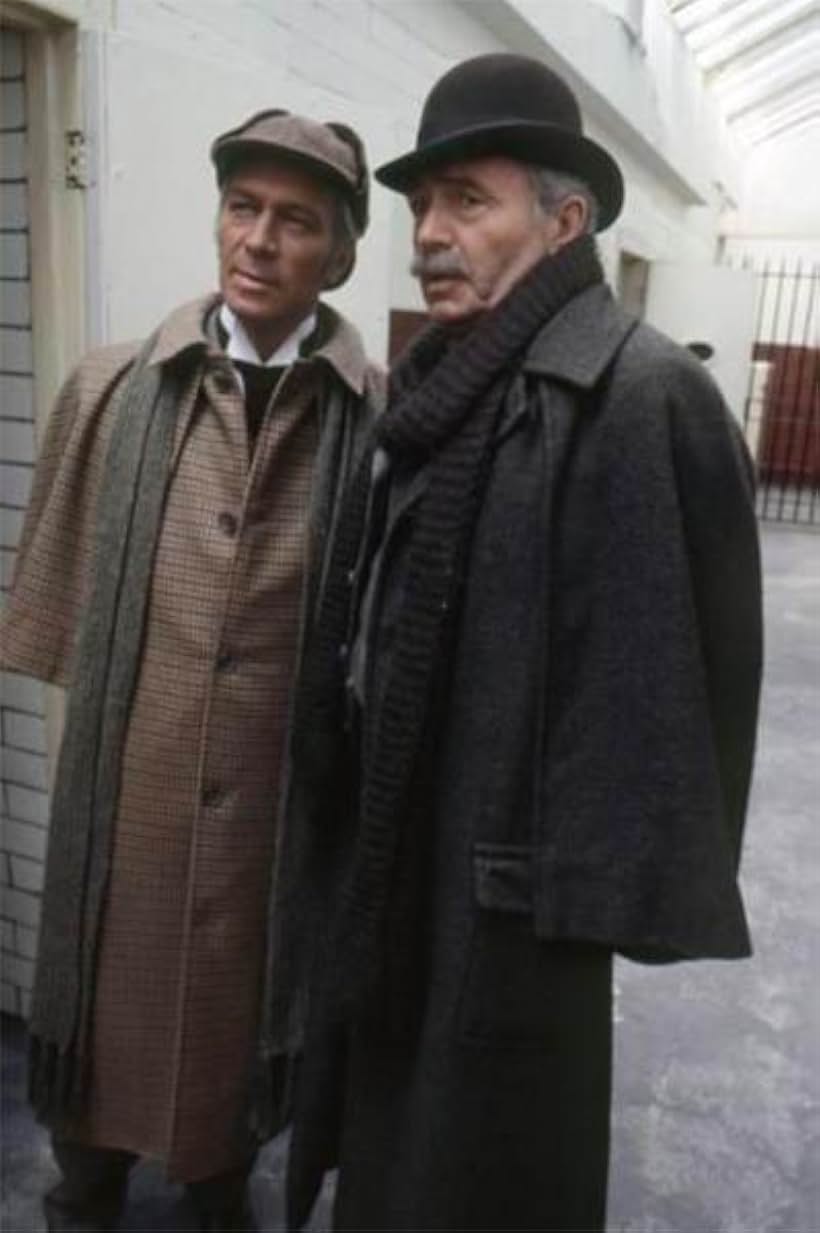 James Mason and Christopher Plummer in Murder by Decree (1979)