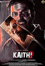 Arjun Das, Baby Monika Siva, Narain, Insane Ashraf, Karthi, Sam C.S., S.R. Prabhu, Anirudh Ravichander, Philomin Raj, Harish Uthaman, Dheena, and Lokesh Kanagaraj in Kaithi 2