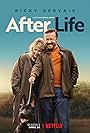 Ricky Gervais, Kerry Godliman, and Anti in After Life (2019)