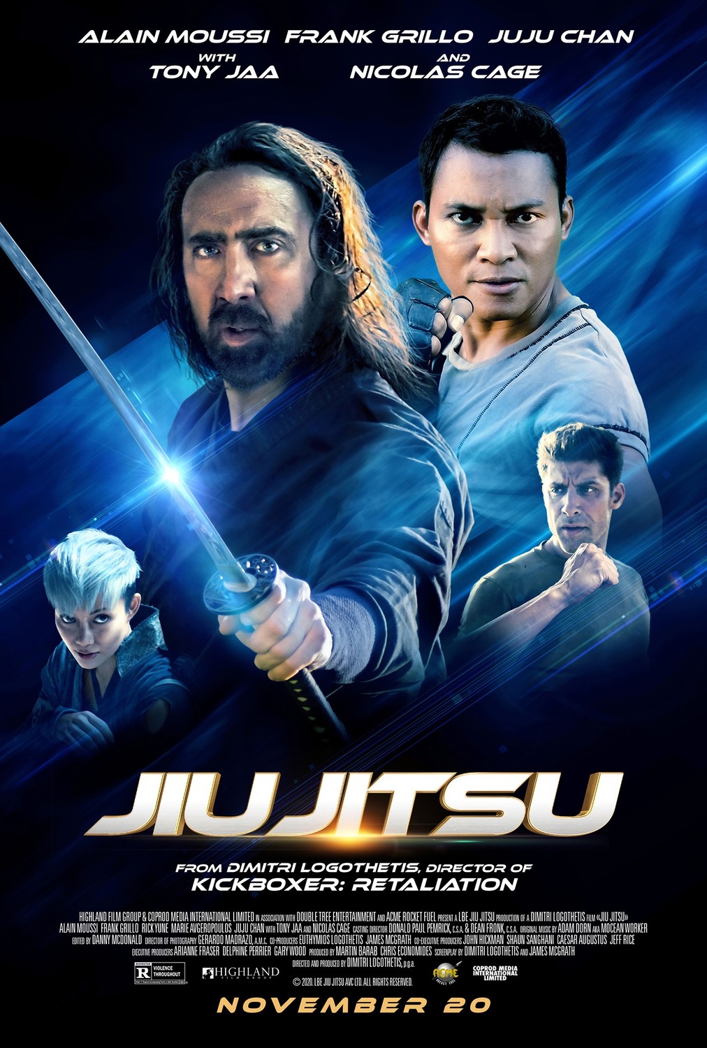 Nicolas Cage, Frank Grillo, Tony Jaa, JuJu Chan Szeto, and Alain Moussi in Jiu Jitsu (2020)