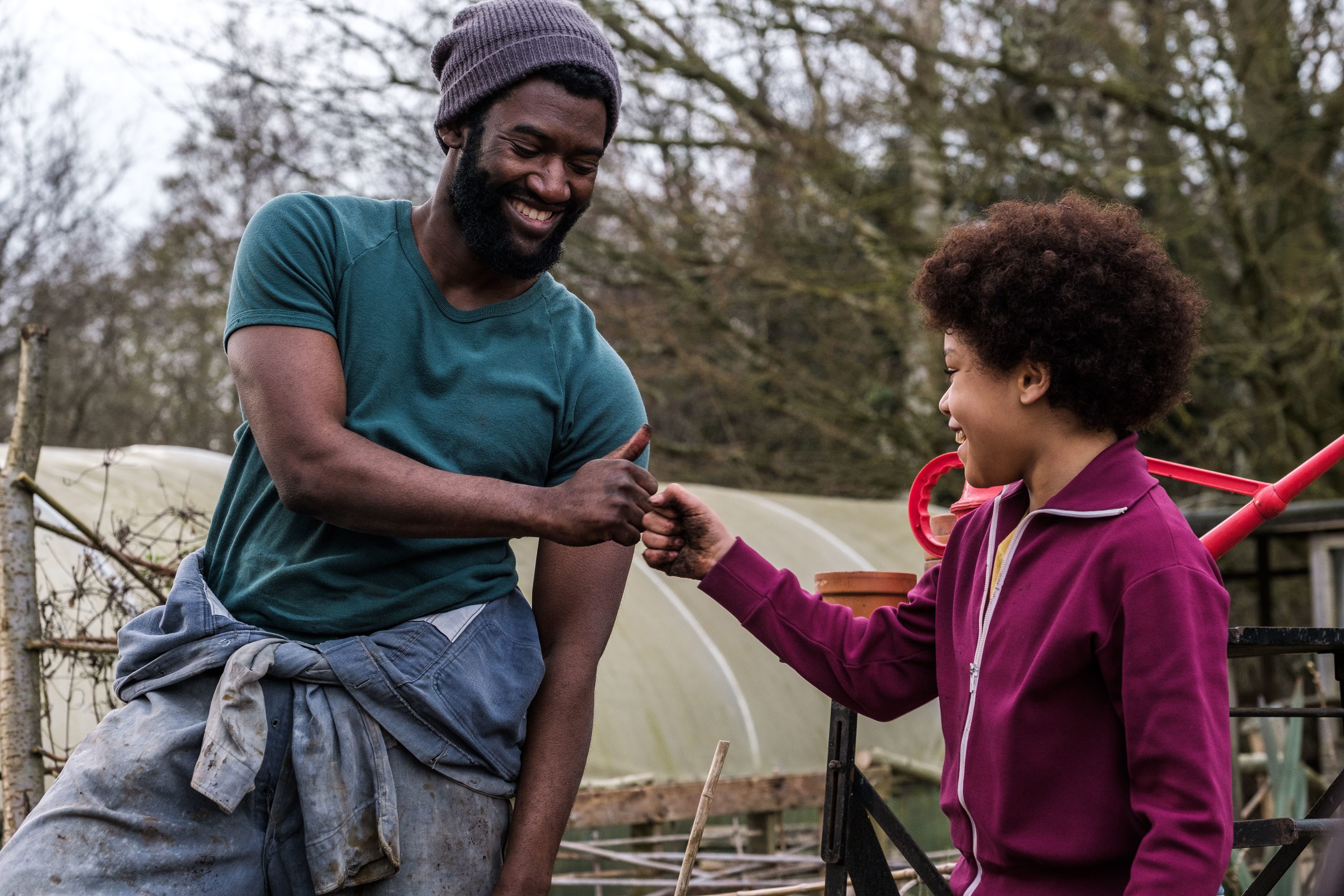 Cole Martin and Malachi Kirby in My Name Is Leon (2022)