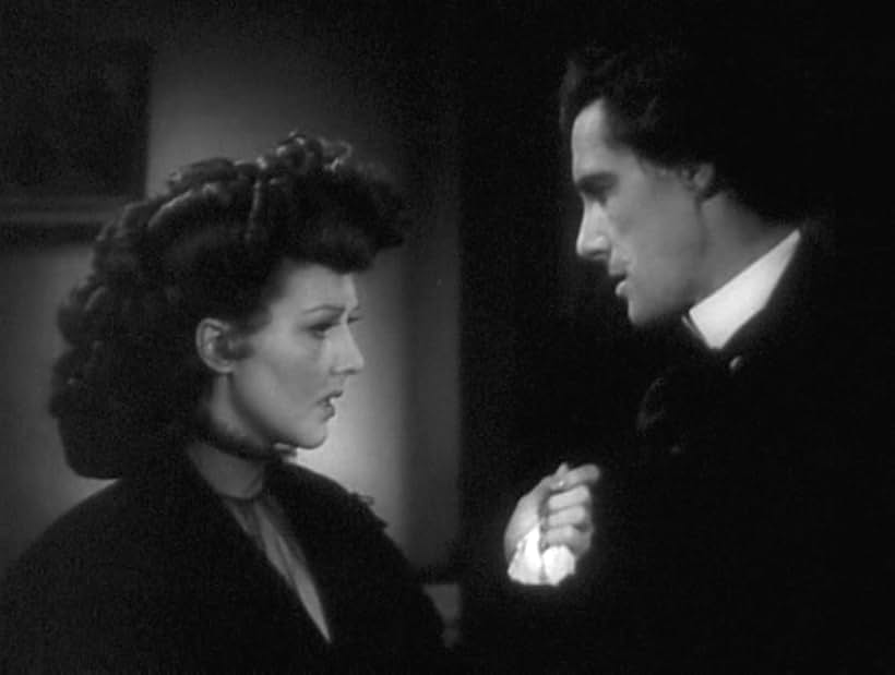 John Carradine and Jean Parker in Bluebeard (1944)