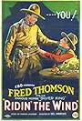 Fred Thomson in Ridin' the Wind (1925)