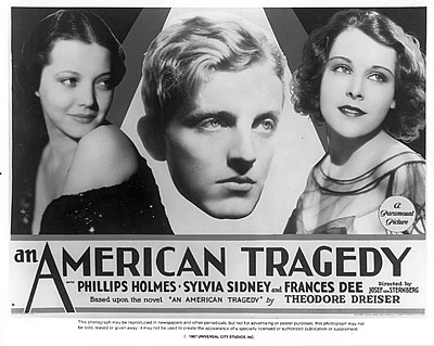 Frances Dee, Phillips Holmes, and Sylvia Sidney in An American Tragedy (1931)