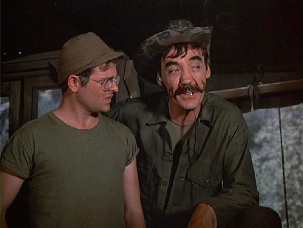 Gary Burghoff and John Orchard in M*A*S*H (1972)