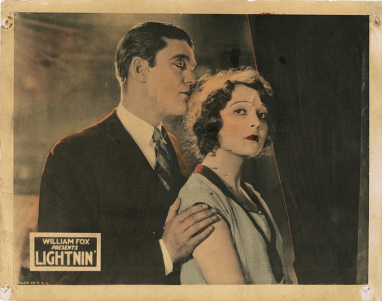 Madge Bellamy and Wallace MacDonald in Lightnin' (1925)