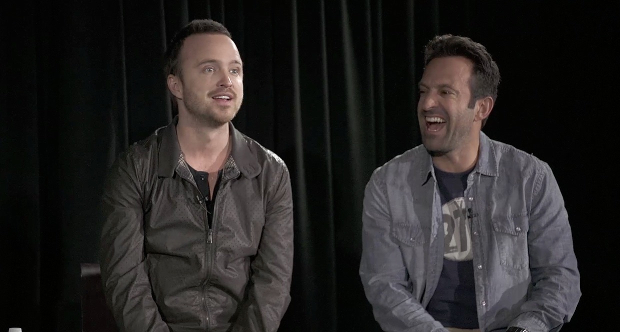 Aaron Paul and Scott Waugh in Need for Speed (2014)