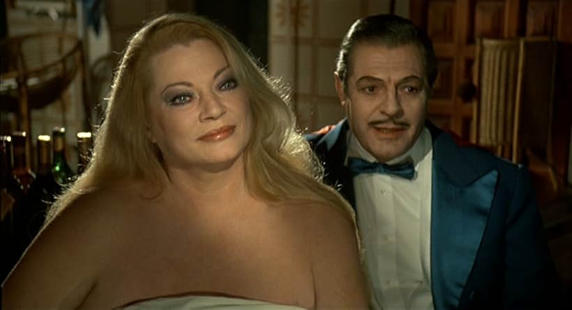 Marcello Mastroianni and Anita Ekberg in Intervista (1987)