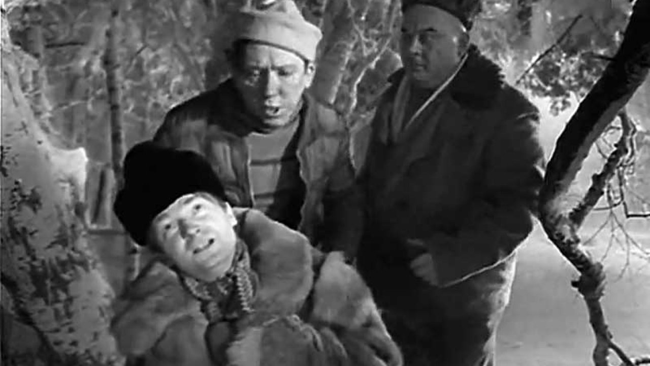 Evgeniy Morgunov, Yuriy Nikulin, and Georgiy Vitsin in Skazki russkogo lesa (1966)