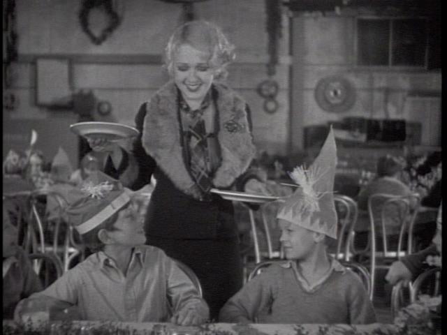 Anita Page and Buster Slaven in The Christmas Party (1931)