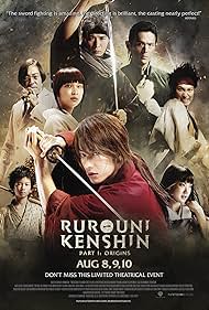 Yôsuke Eguchi, Yû Aoi, Munetaka Aoki, Gô Ayano, Takeru Satoh, Emi Takei, and Taketo Tanaka in Rurouni Kenshin (2012)