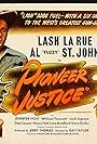 Dee Cooper, Jack Ingram, Lash LaRue, Al St. John, and Wally West in Pioneer Justice (1947)