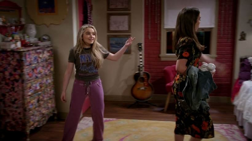 Rowan Blanchard and Sabrina Carpenter in Girl Meets World (2014)