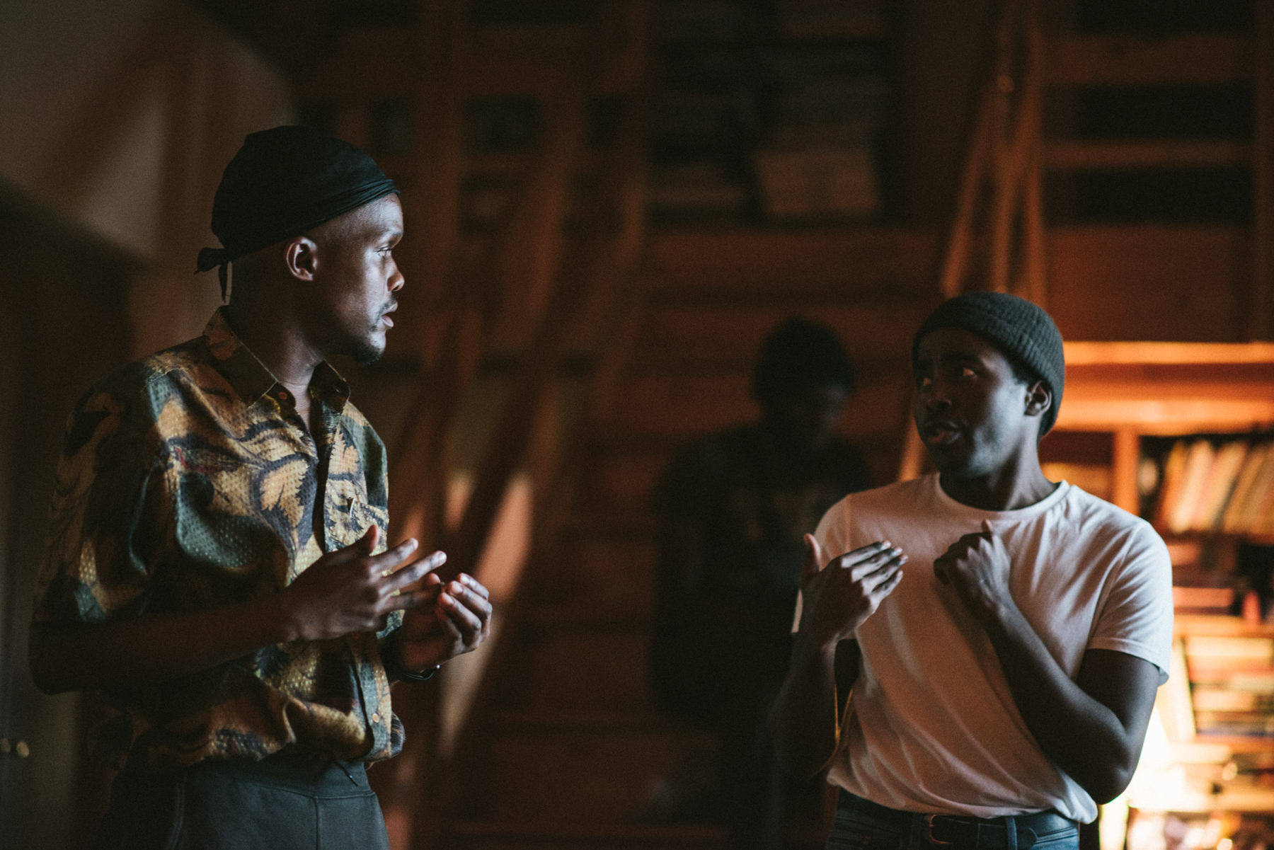 Tebogo Malebogo and Nala Khumalo in Mthunzi (2019)