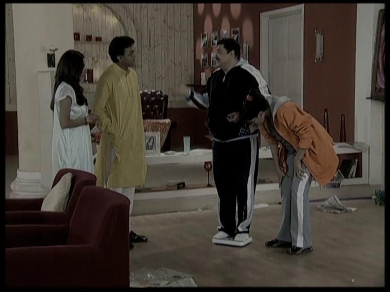 Ratna Pathak Shah, Satish Shah, Rupali Ganguly, and Sumeet Raghavan in Sarabhai V/S Sarabhai (2004)