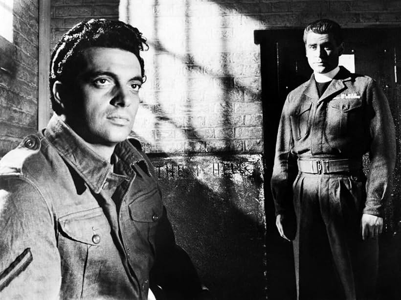 George Baker and Frankie Vaughan in Dangerous Youth (1957)