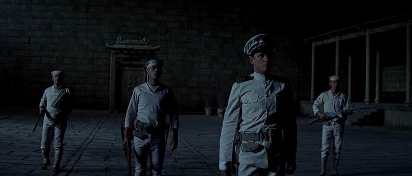 Steve McQueen, Richard Crenna, Gavin MacLeod, and Joe Turkel in The Sand Pebbles (1966)