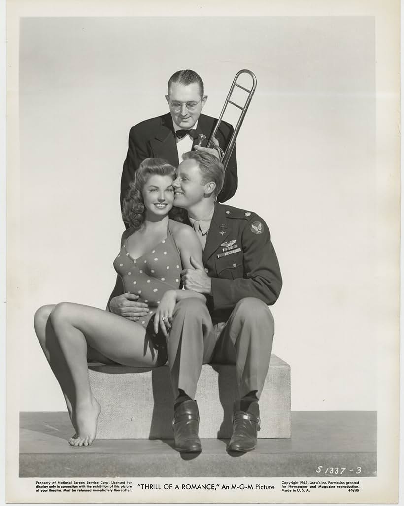 Van Johnson, Tommy Dorsey, and Esther Williams in Thrill of a Romance (1945)