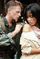 Michael J. Fox and Thuy Thu Le in Casualties of War (1989)