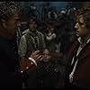 Hugh Jackman, Aaron Tveit, and Daniel Huttlestone in Les Misérables (2012)