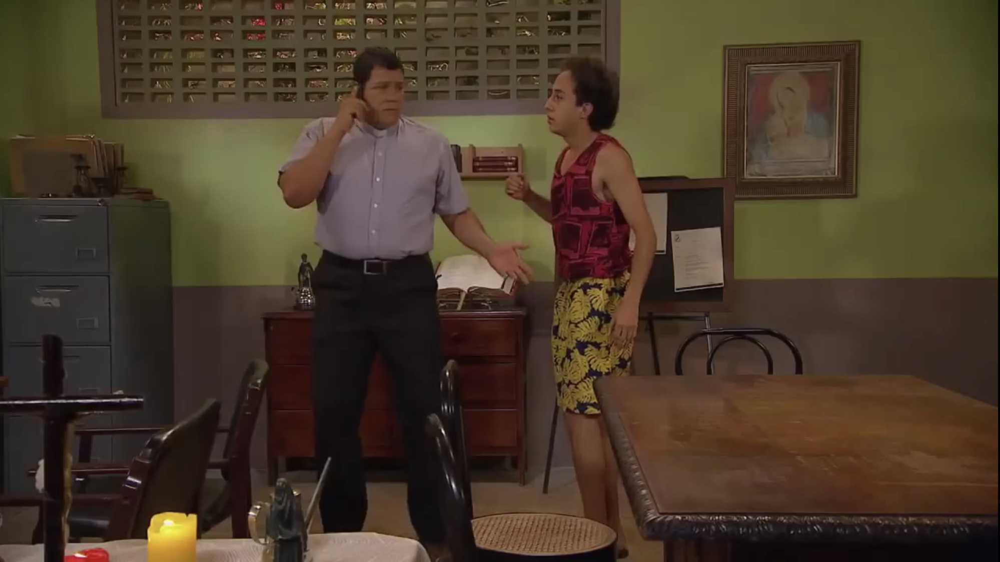 Herbert King and Erik Cuellar in ¿Donde carajos está Umaña? (2012)