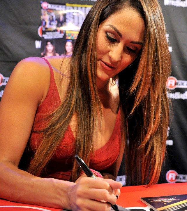 Nikki Garcia in WWE at Ringside Fest (2014)