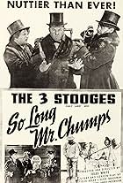 Moe Howard, Larry Fine, Curly Howard, and Bud Jamison in So Long Mr. Chumps (1941)