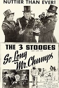 Moe Howard, Larry Fine, Curly Howard, and Bud Jamison in So Long Mr. Chumps (1941)