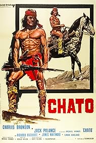 Charles Bronson, Richard Basehart, Jack Palance, James Whitmore, and Michael Winner in Chato (1972)