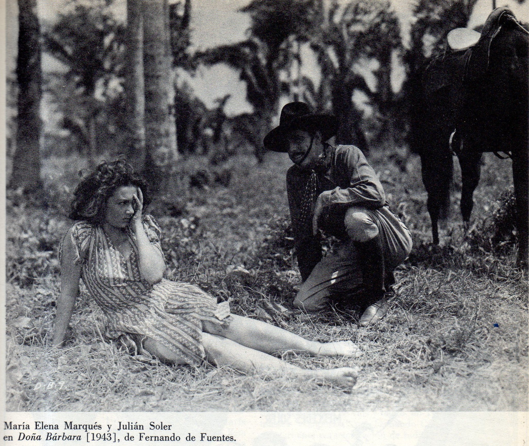 María Elena Marqués and Julián Soler in Doña Bárbara (1943)