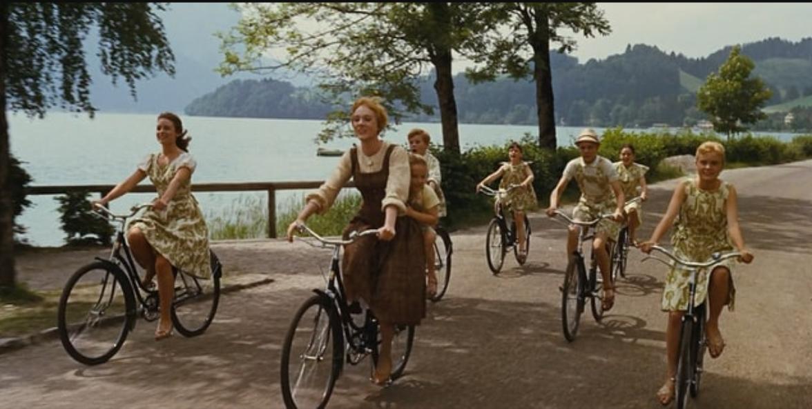 Julie Andrews, Charmian Carr, Angela Cartwright, Duane Chase, Nicholas Hammond, Kym Karath, Heather Menzies-Urich, and Debbie Turner in The Sound of Music (1965)