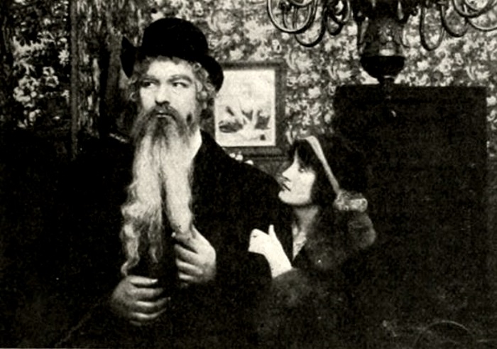 Irene Hunt and George Siegmann in The Faith of Her Father (1914)