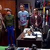 Johnny Galecki, Mark Harelik, Simon Helberg, Jim Parsons, and Kunal Nayyar in The Big Bang Theory (2007)