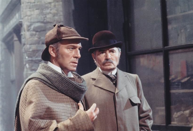 James Mason and Christopher Plummer in Murder by Decree (1979)