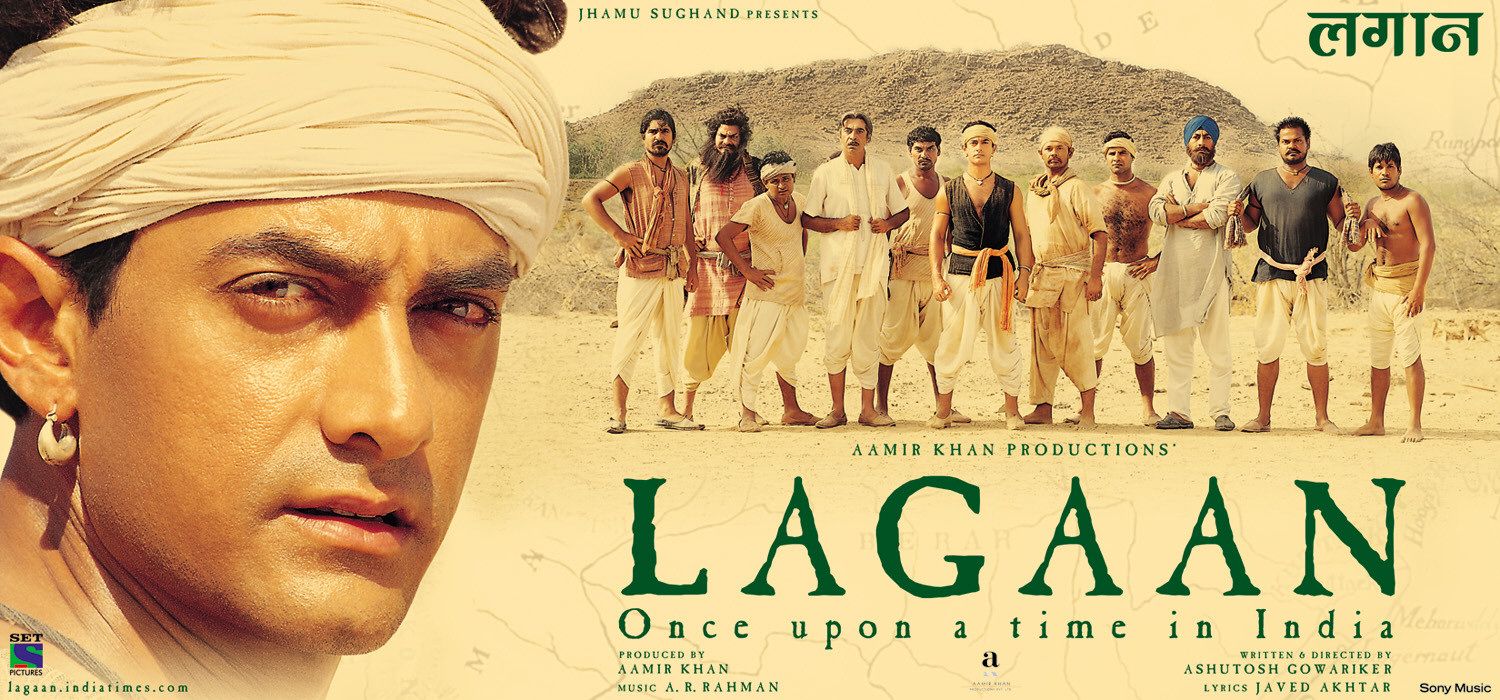 Aamir Khan, Javed Khan Amrohi, Akhilendra Mishra, Rajesh Vivek, Shri Vallabh Vyas, Raghubir Yadav, Raj Zutshi, Amin Hajee, Aditya Lakhia, Dayashankar Pandey, and Yashpal Sharma in Lagaan: Once Upon a Time in India (2001)