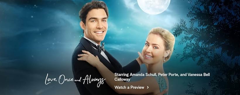 Amanda Schull and Peter Porte in Love, Once and Always (2018)