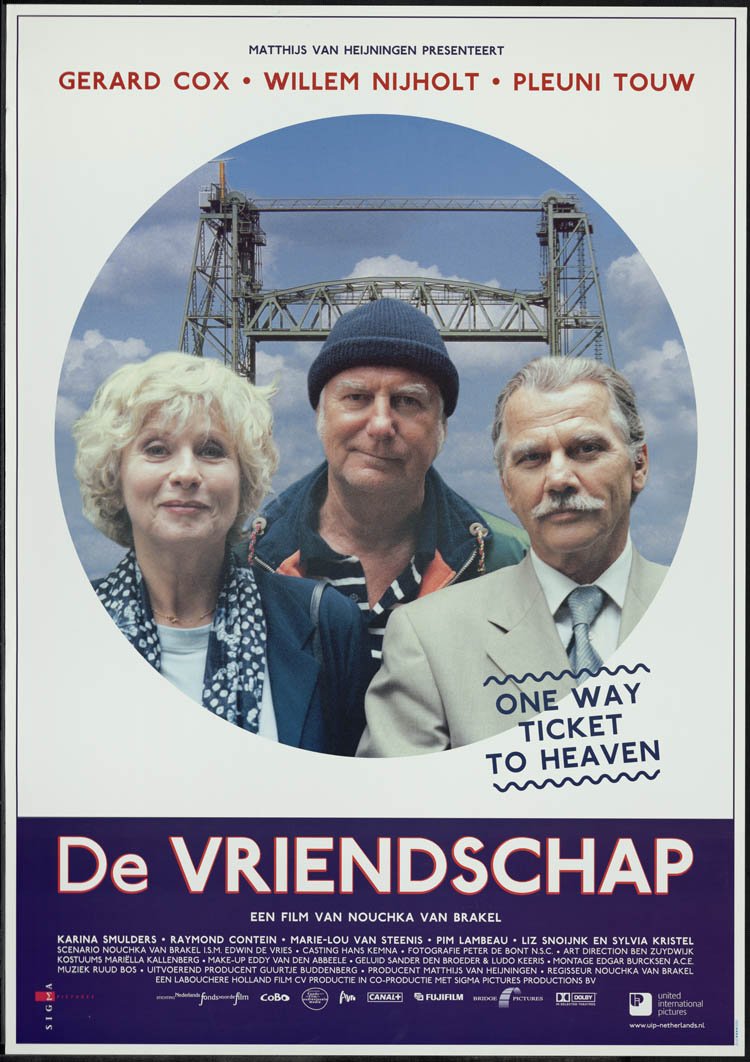 Gerard Cox, Willem Nijholt, and Pleuni Touw in De vriendschap (2001)