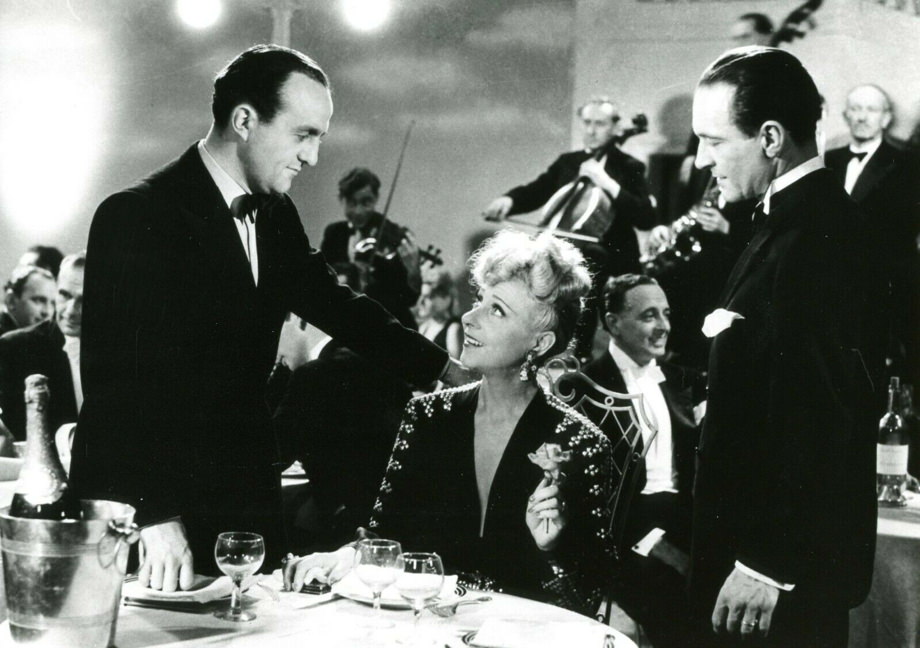 Bernard Blier, Pierre Fresnay, and Yvonne Printemps in Je suis avec toi (1943)