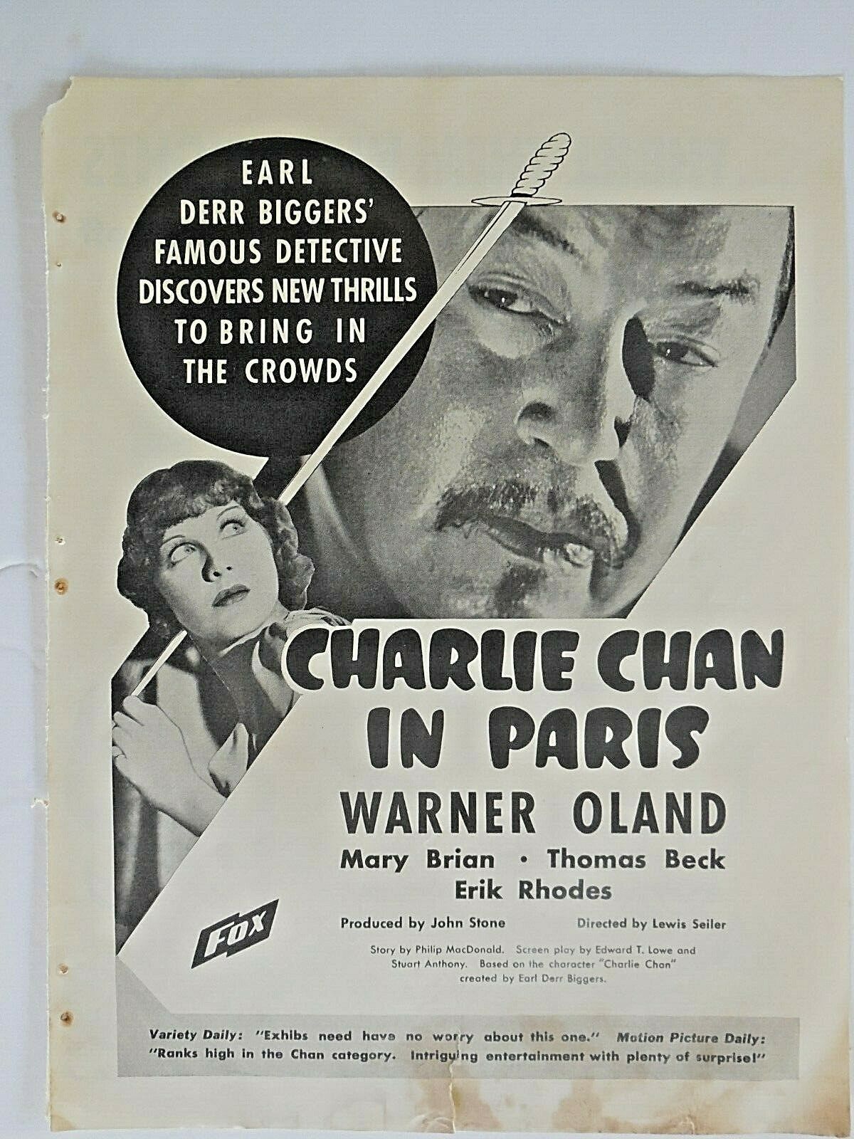 Charlie Chan in Paris (1935)