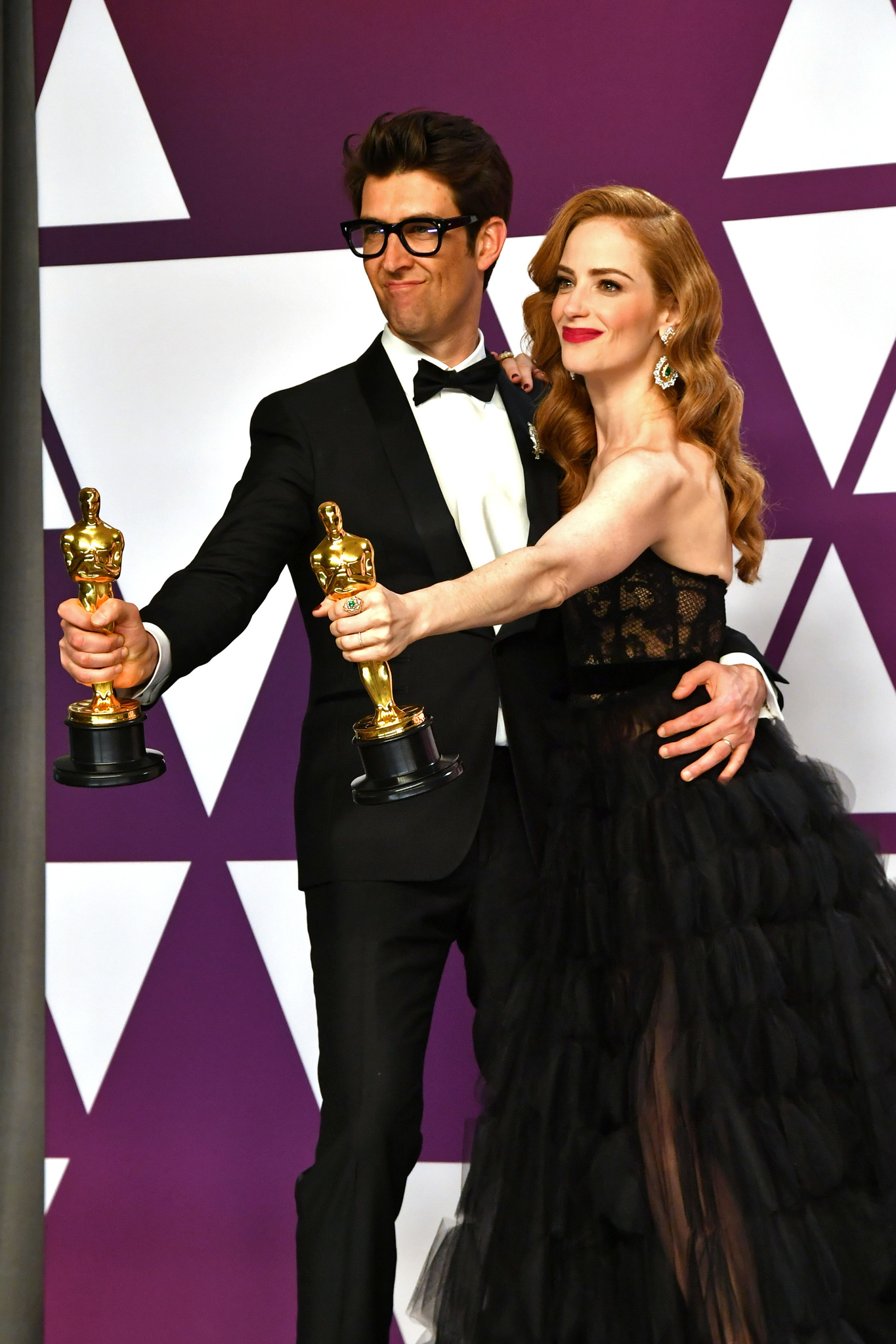 Jaime Ray Newman and Guy Nattiv at an event for The Oscars (2019)