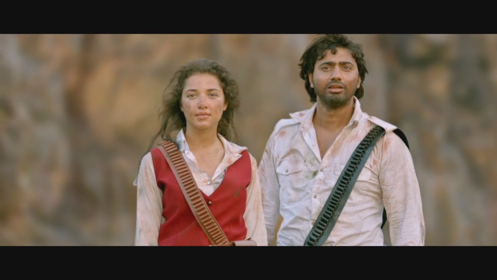 Dev and Svetlana Gulakova in Amazon Obhijaan (2017)