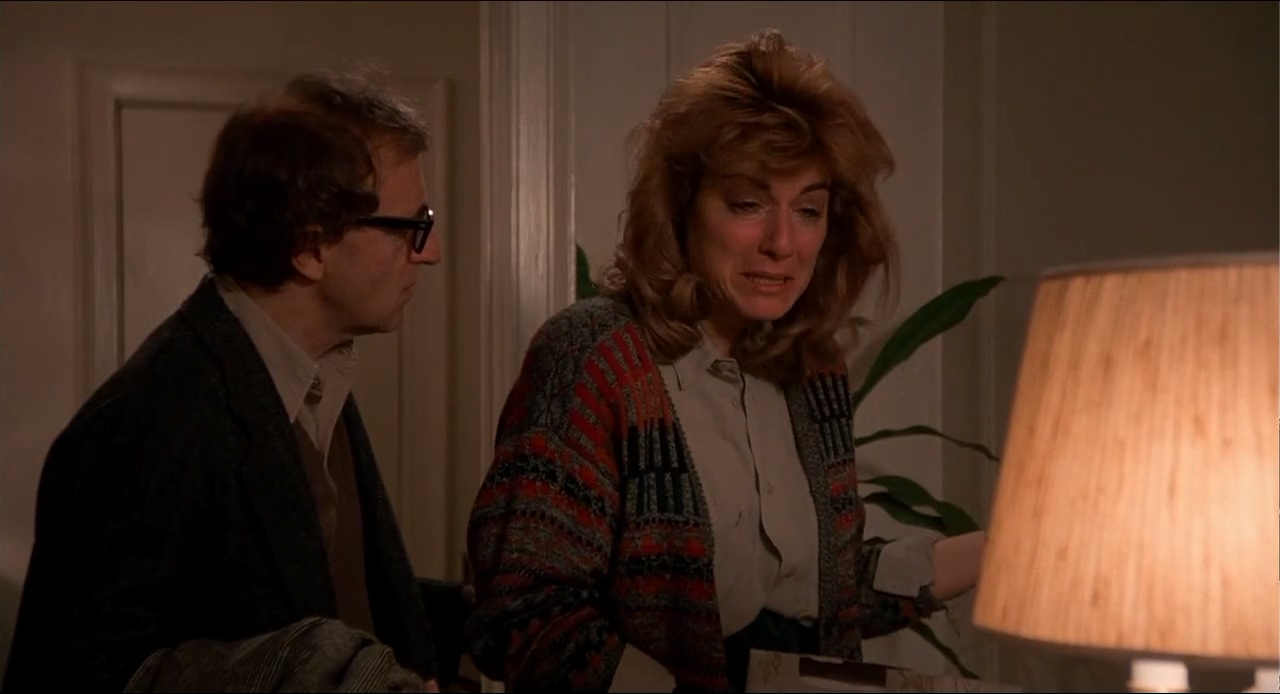 Woody Allen and Caroline Aaron in Crimes and Misdemeanors (1989)