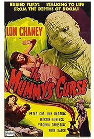 Lon Chaney Jr., Virginia Christine, Peter Coe, and Dennis Moore in The Mummy's Curse (1944)