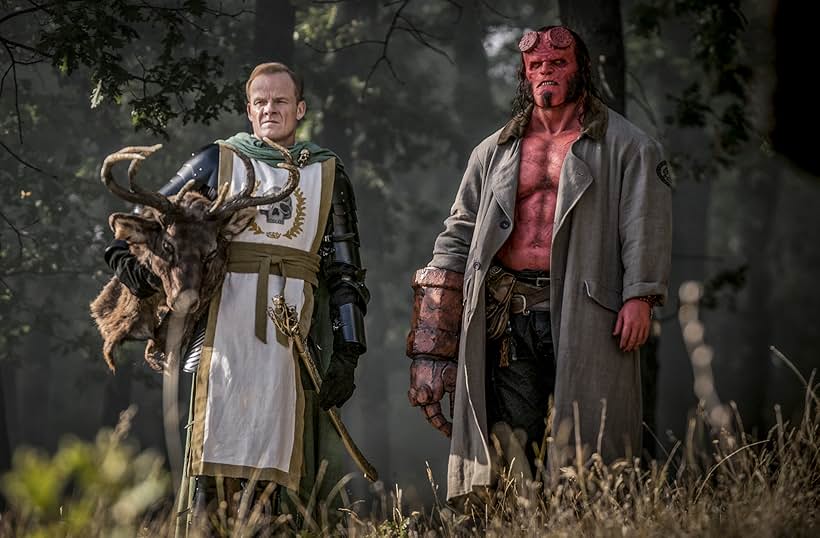 Alistair Petrie and David Harbour in Hellboy (2019)